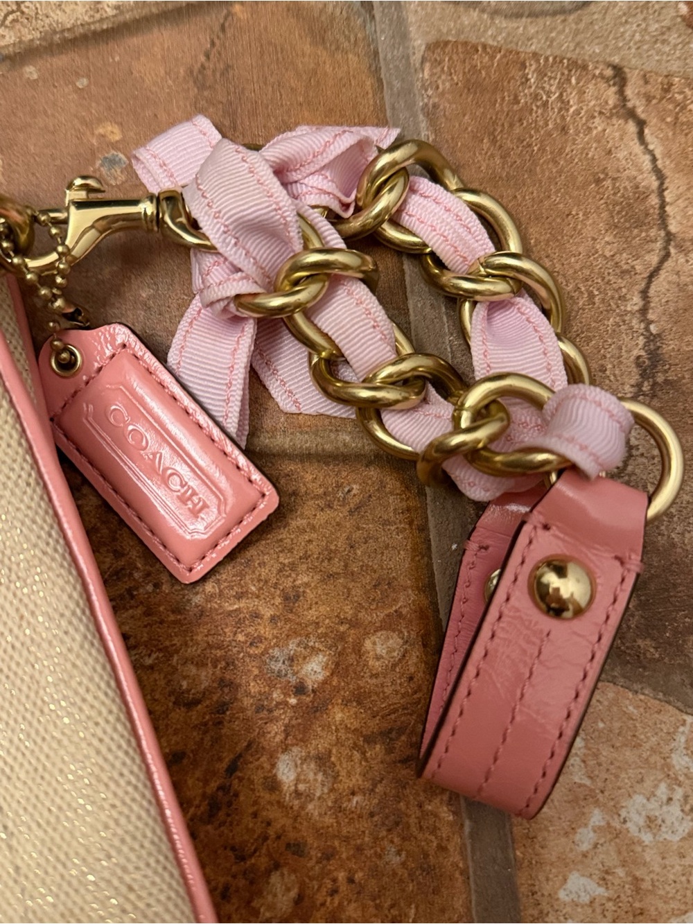 Coach RARE Y2K 2009 Limited Edition Tattoo Floral Canvas Fold-over LG Clutch - Picture 10 of 14